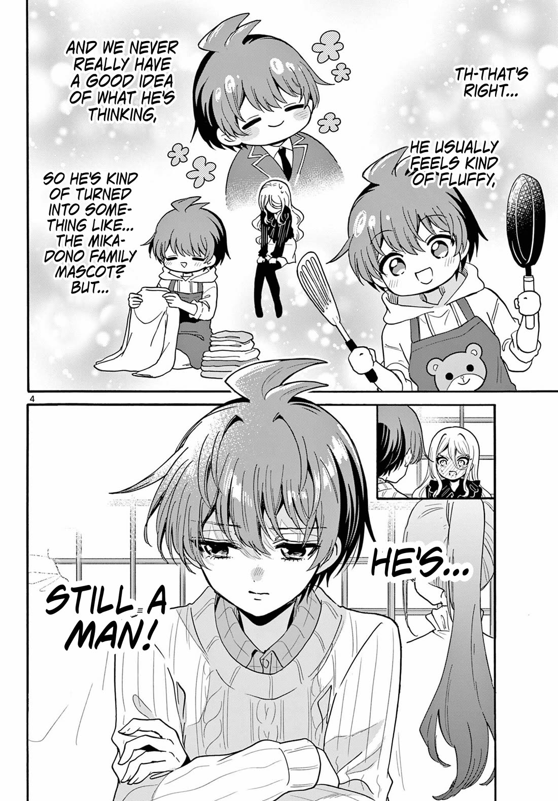 Mikadono Sanshimai wa Angai, Choroi chapter 214 page 4