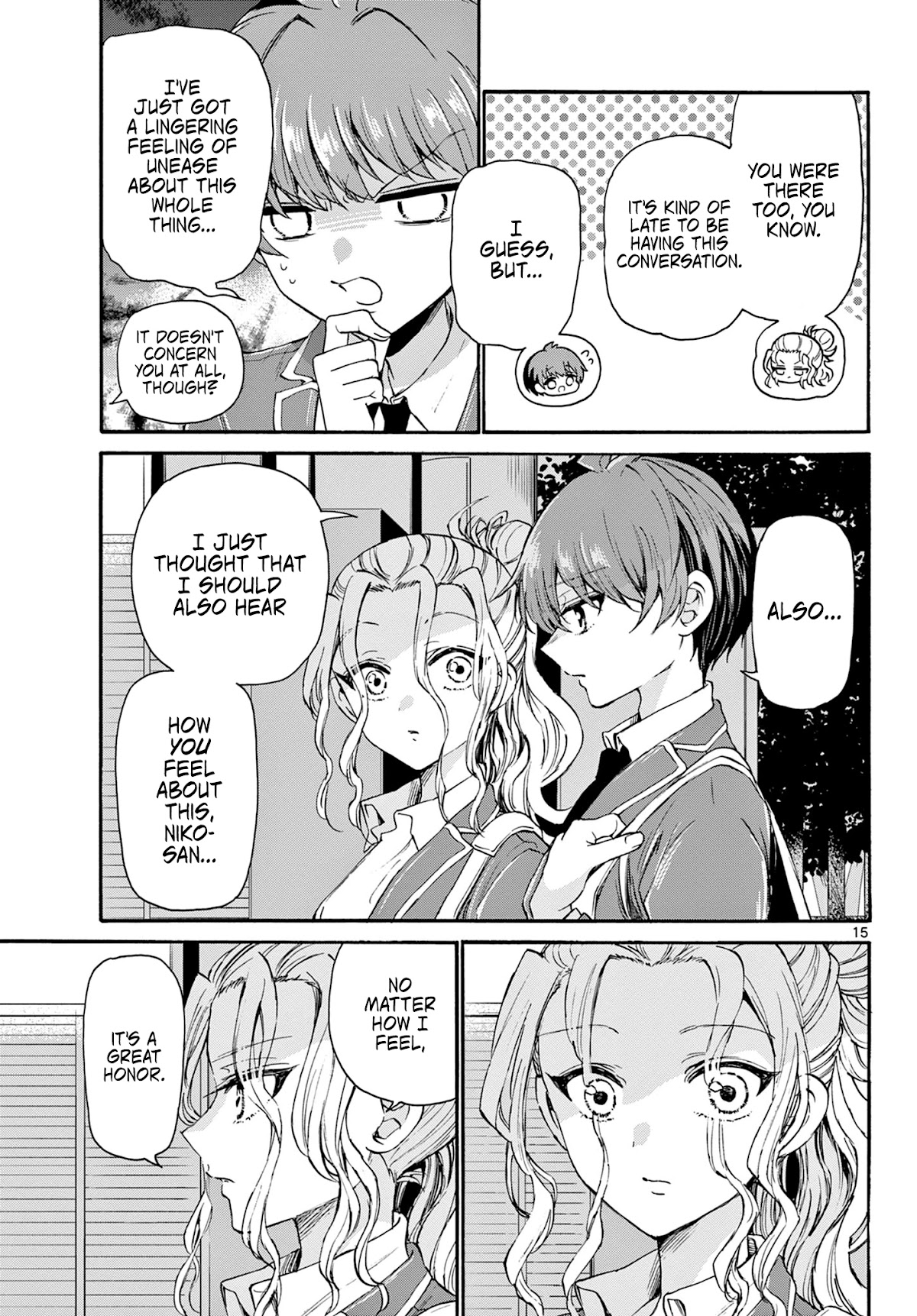 Mikadono Sanshimai wa Angai, Choroi chapter 25 page 15