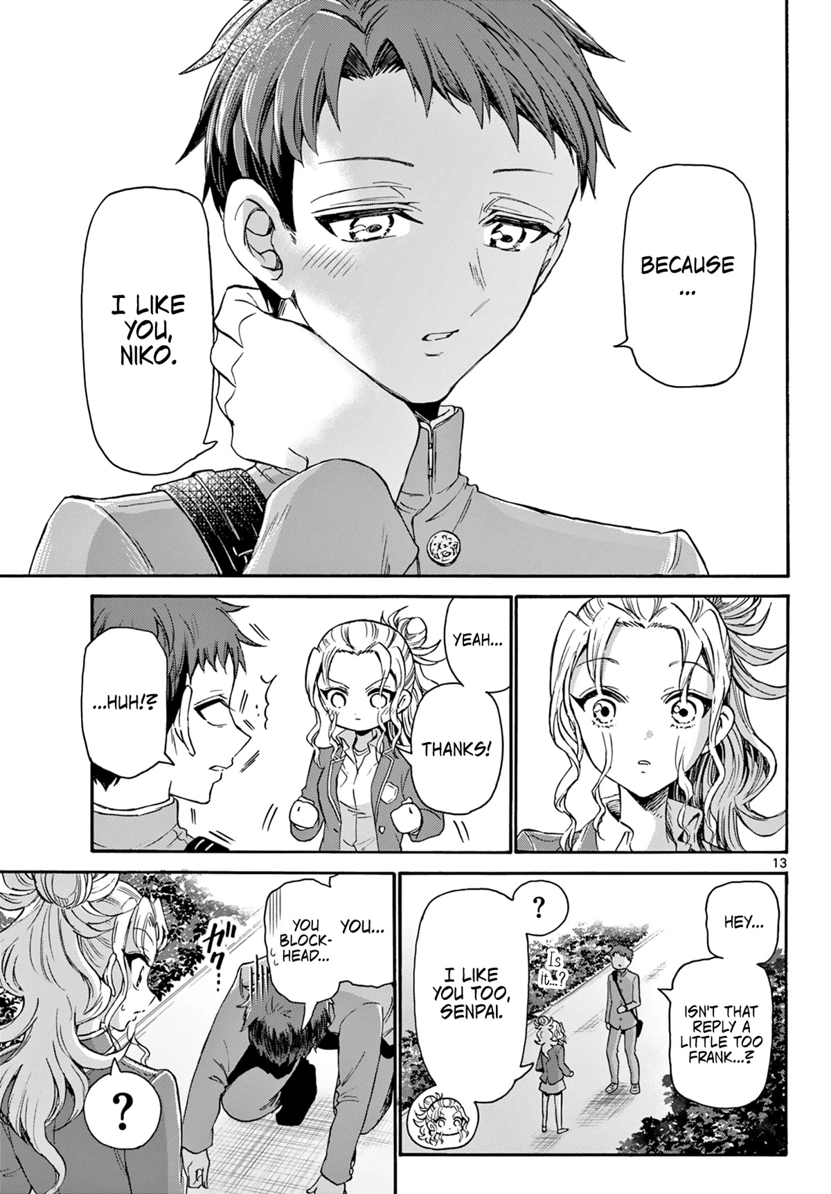 Mikadono Sanshimai wa Angai, Choroi chapter 32 page 13