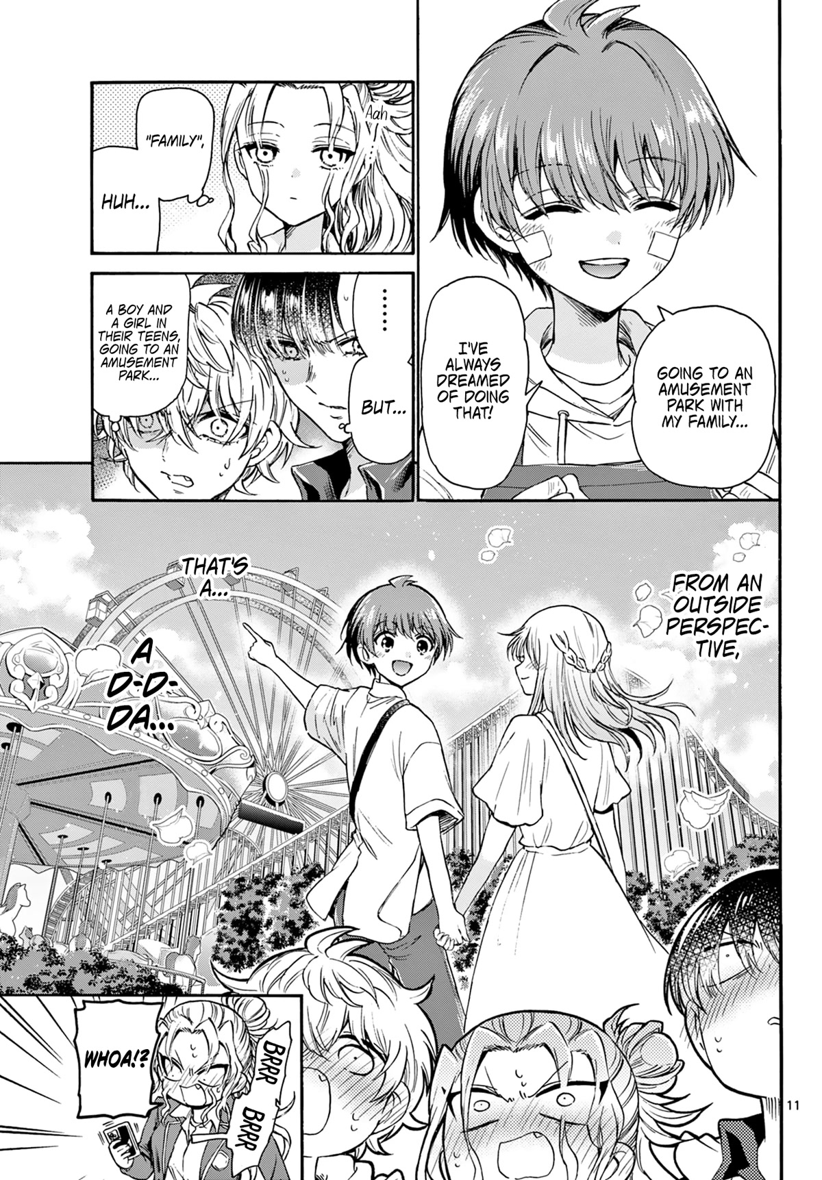 Mikadono Sanshimai wa Angai, Choroi chapter 33 page 11