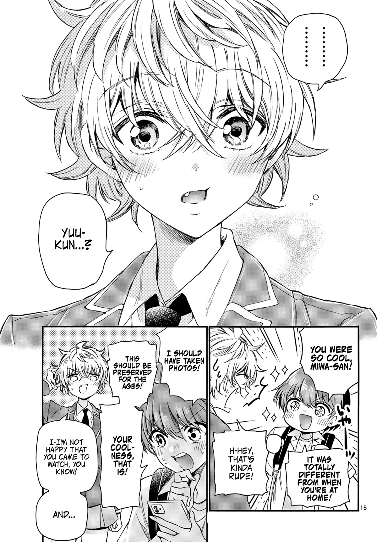 Mikadono Sanshimai wa Angai, Choroi chapter 36 page 15