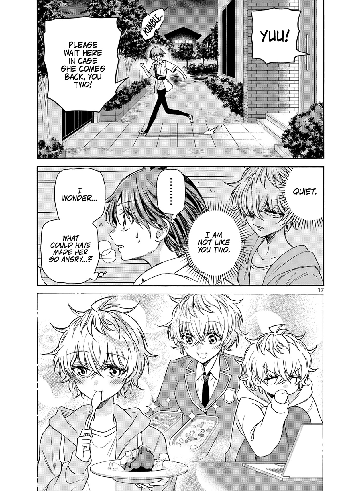 Mikadono Sanshimai wa Angai, Choroi chapter 40 page 17