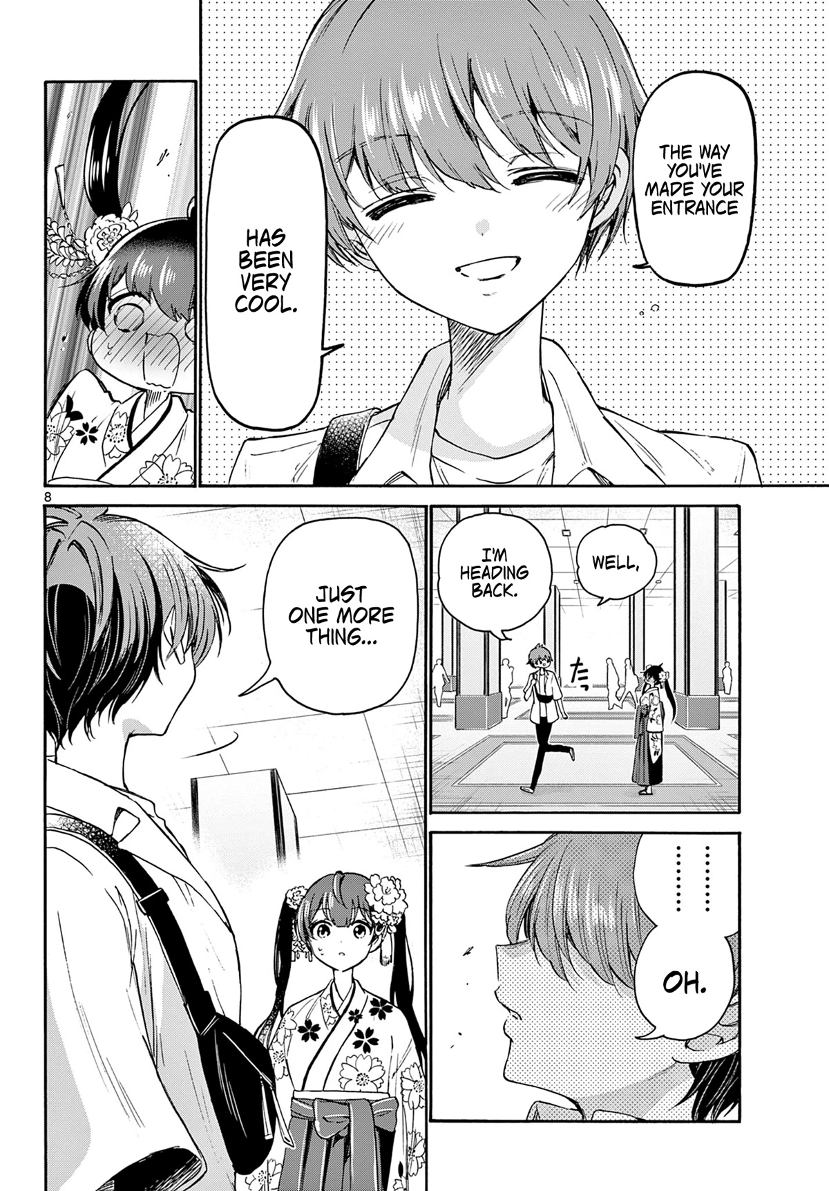 Mikadono Sanshimai wa Angai, Choroi chapter 40 page 8