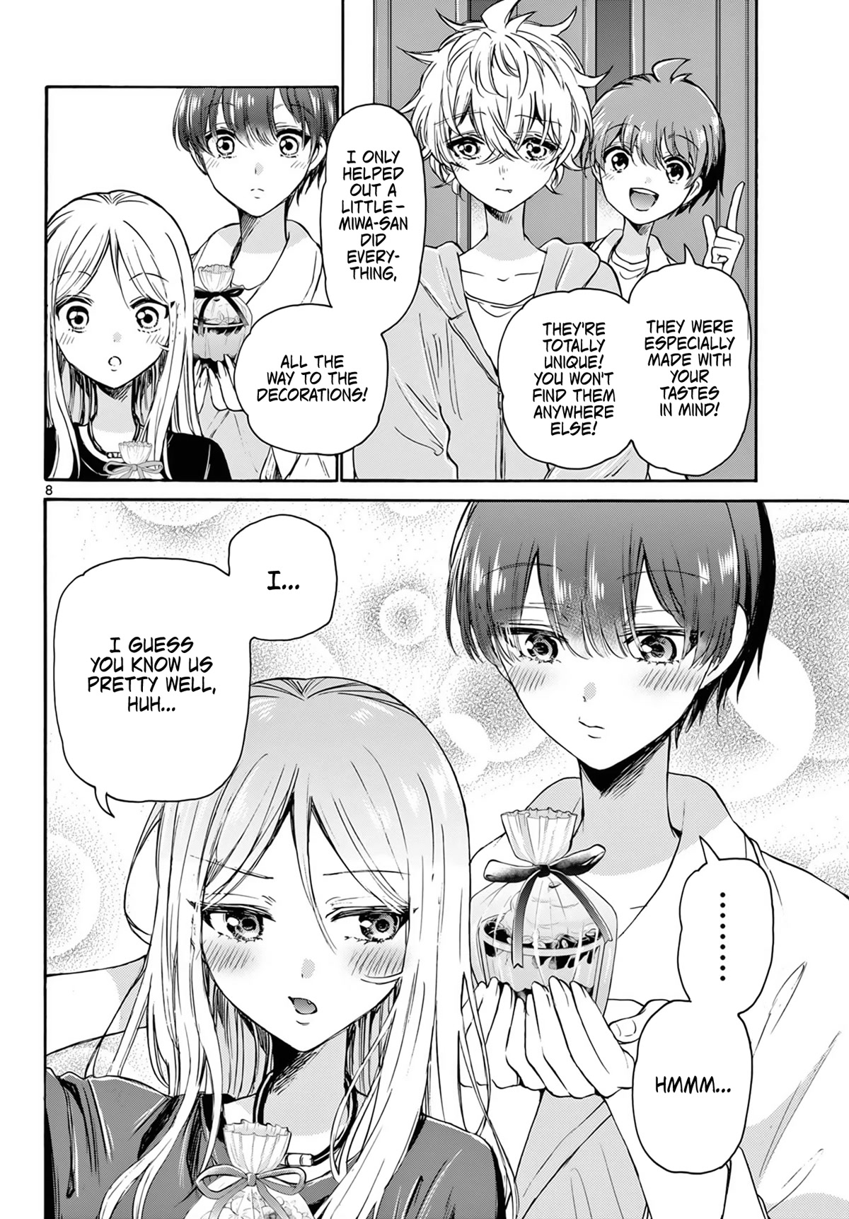 Mikadono Sanshimai wa Angai, Choroi chapter 43 page 8