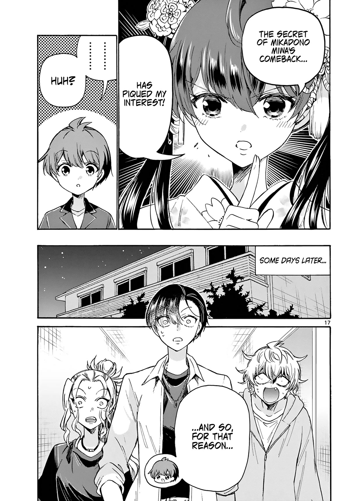 Mikadono Sanshimai wa Angai, Choroi chapter 46 page 17