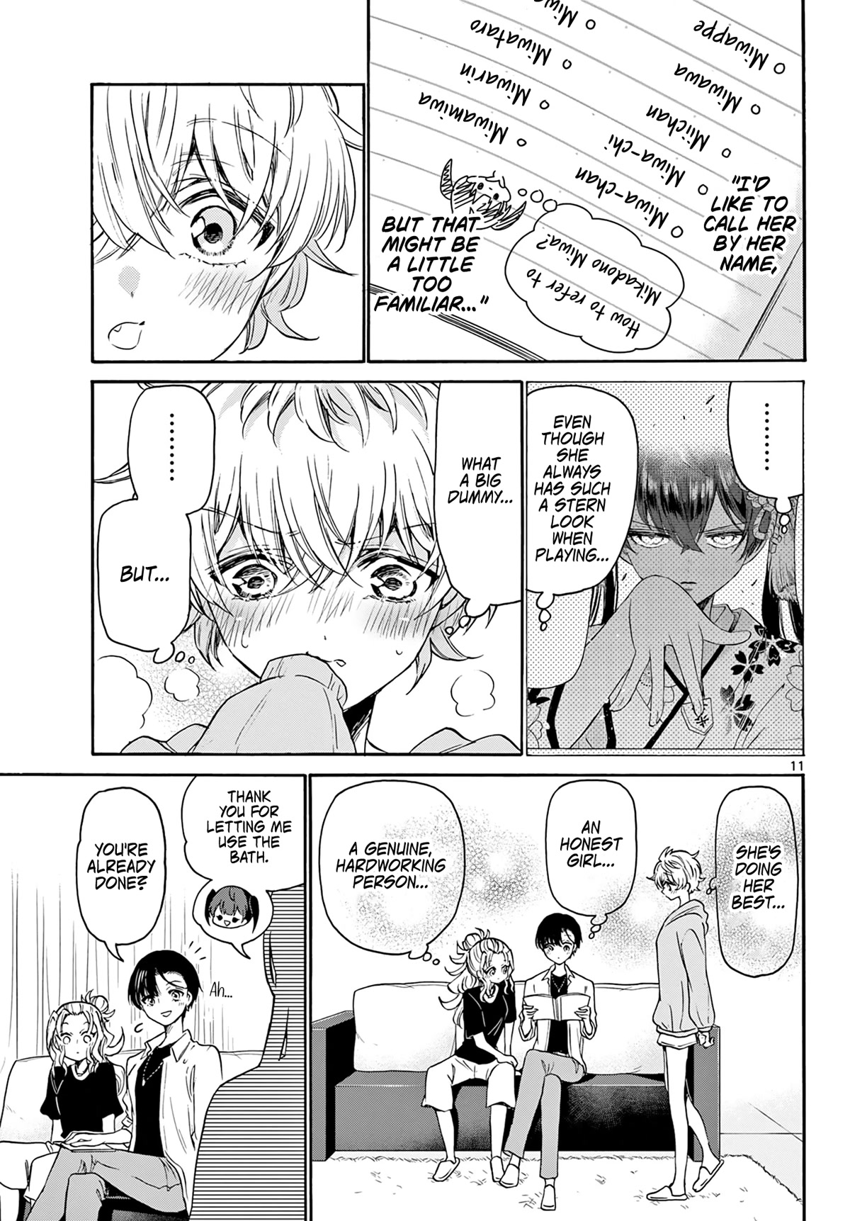 Mikadono Sanshimai wa Angai, Choroi chapter 49 page 11