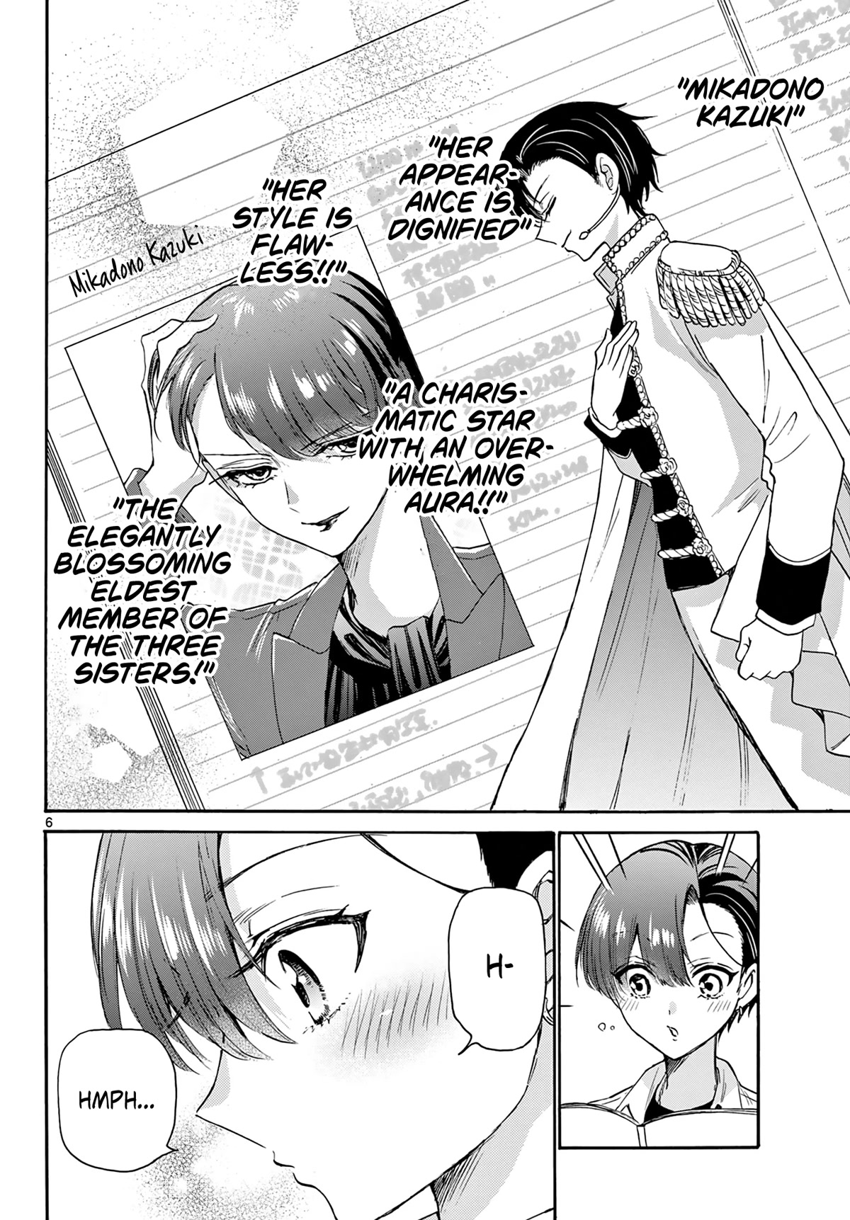 Mikadono Sanshimai wa Angai, Choroi chapter 49 page 6