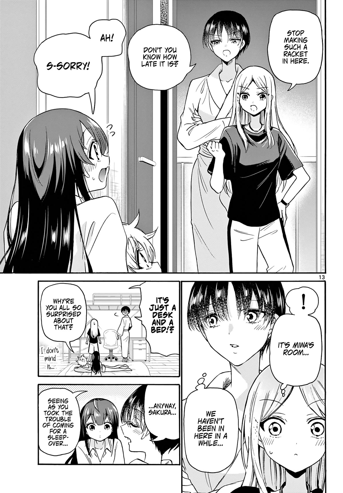 Mikadono Sanshimai wa Angai, Choroi chapter 50 page 13