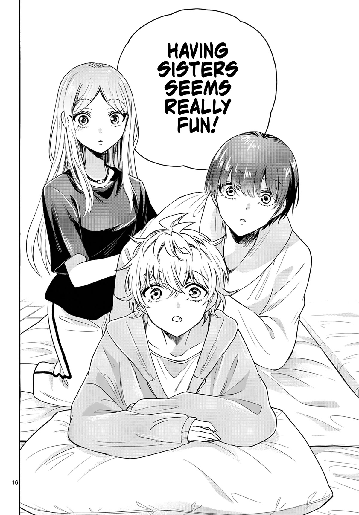 Mikadono Sanshimai wa Angai, Choroi chapter 50 page 16