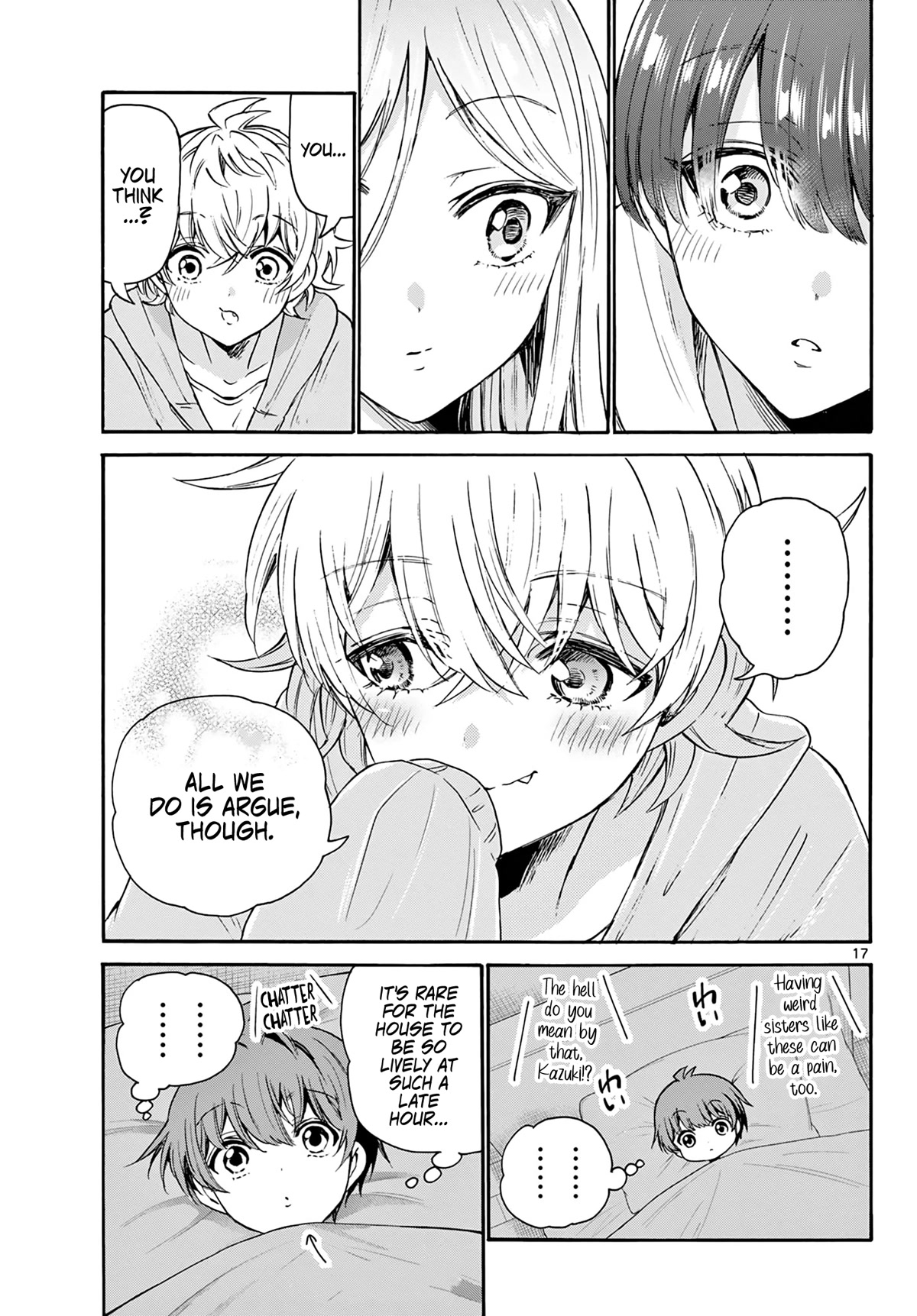 Mikadono Sanshimai wa Angai, Choroi chapter 50 page 17