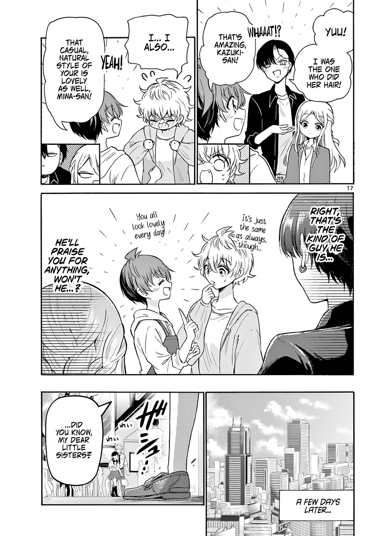 Mikadono Sanshimai wa Angai, Choroi chapter 52 page 17