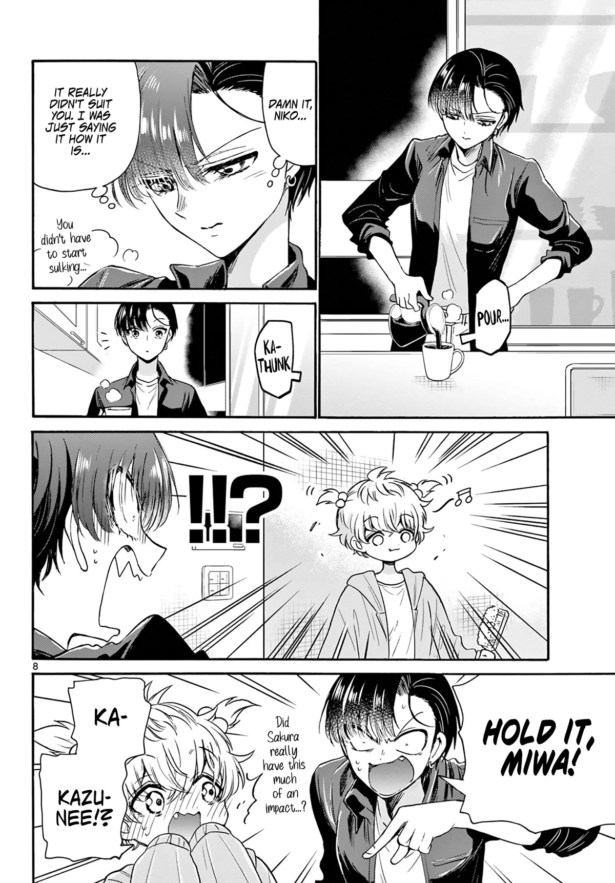 Mikadono Sanshimai wa Angai, Choroi chapter 52 page 8