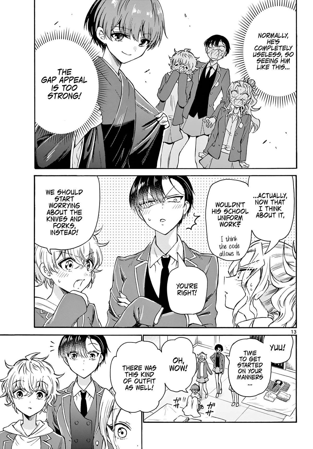 Mikadono Sanshimai wa Angai, Choroi chapter 54 page 13