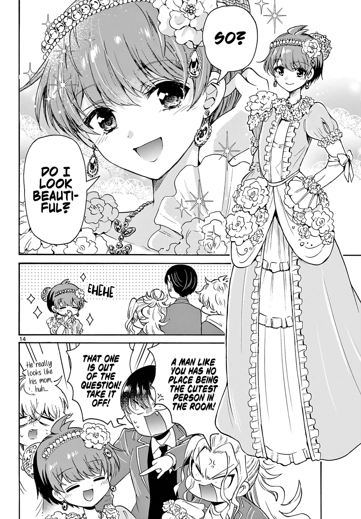 Mikadono Sanshimai wa Angai, Choroi chapter 54 page 14