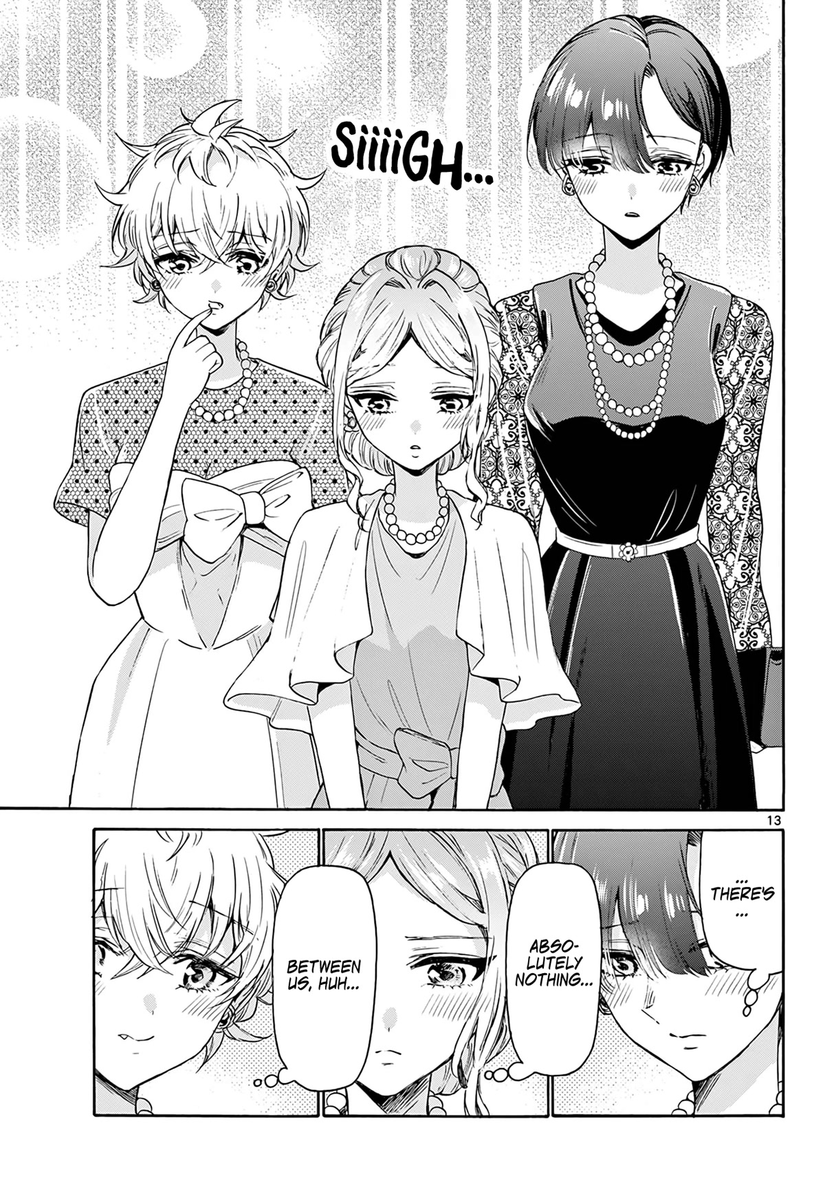 Mikadono Sanshimai wa Angai, Choroi chapter 56 page 13