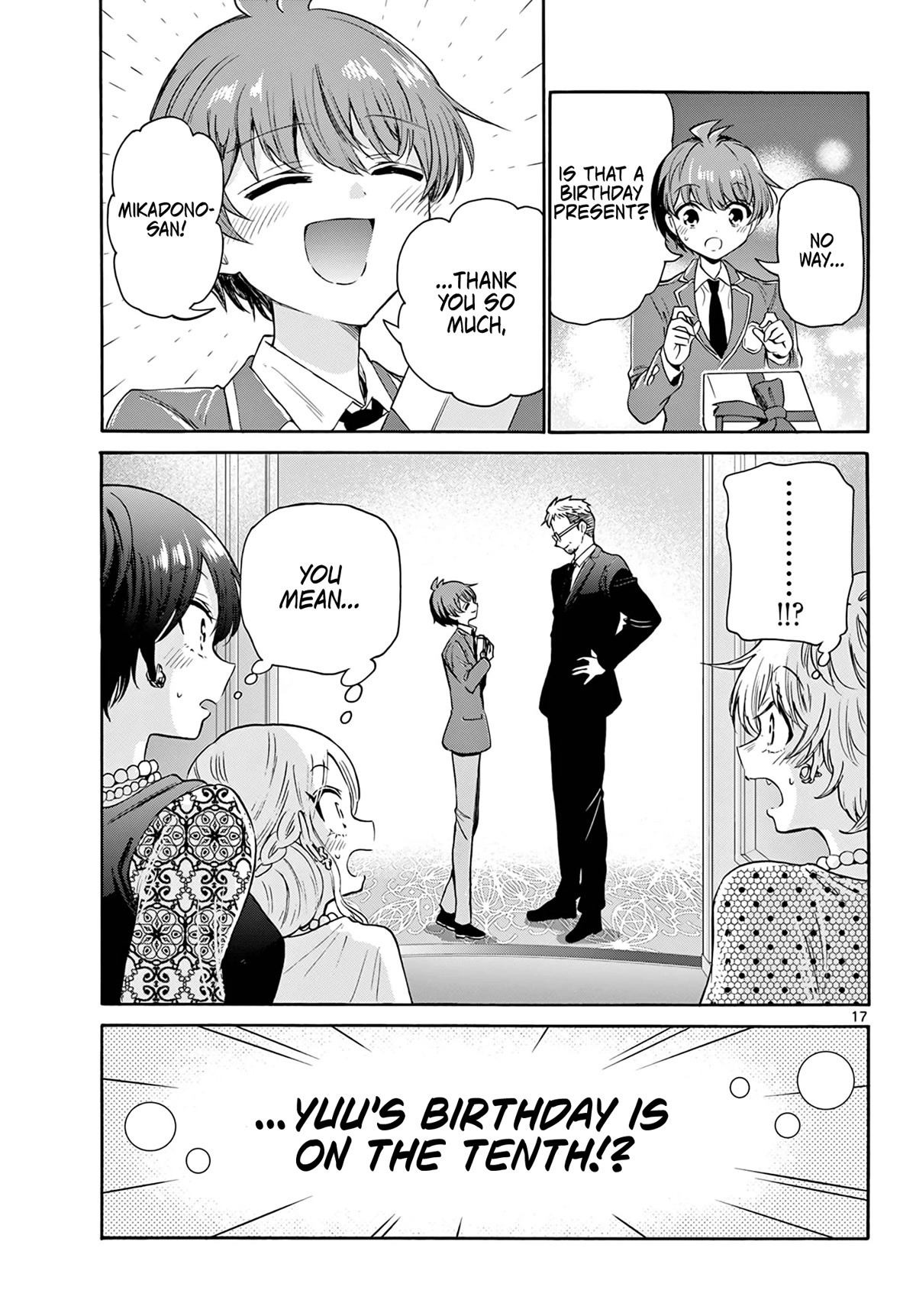 Mikadono Sanshimai wa Angai, Choroi chapter 56 page 17