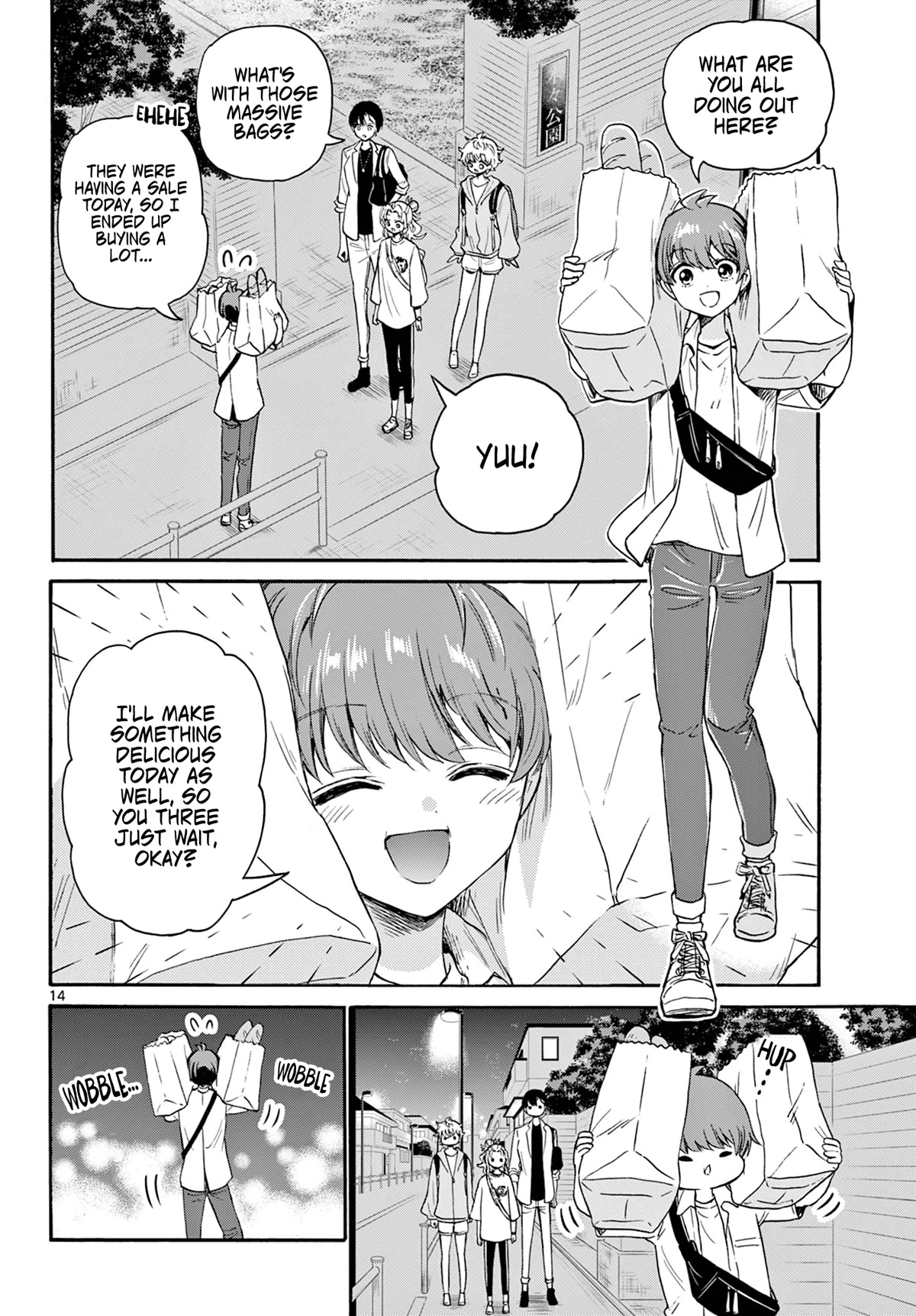 Mikadono Sanshimai wa Angai, Choroi chapter 58 page 14