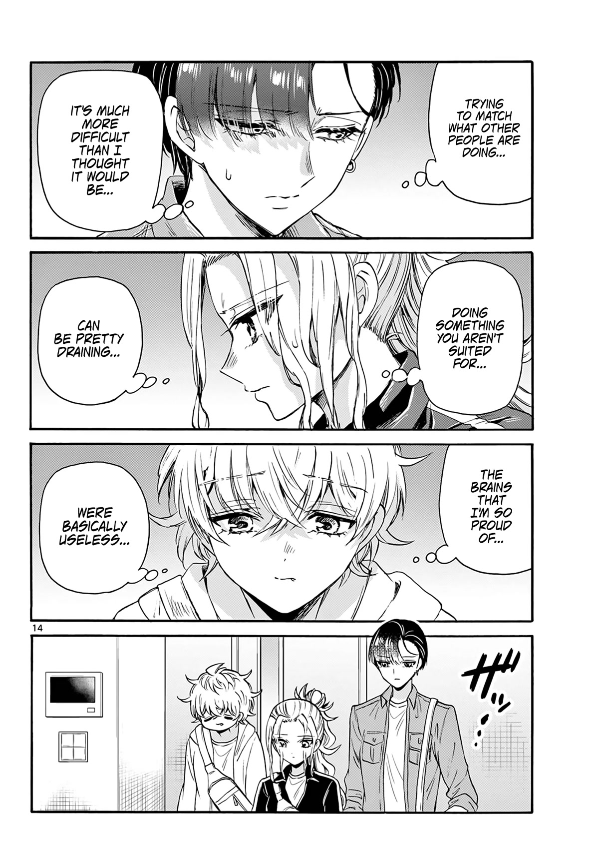 Mikadono Sanshimai wa Angai, Choroi chapter 60 page 14