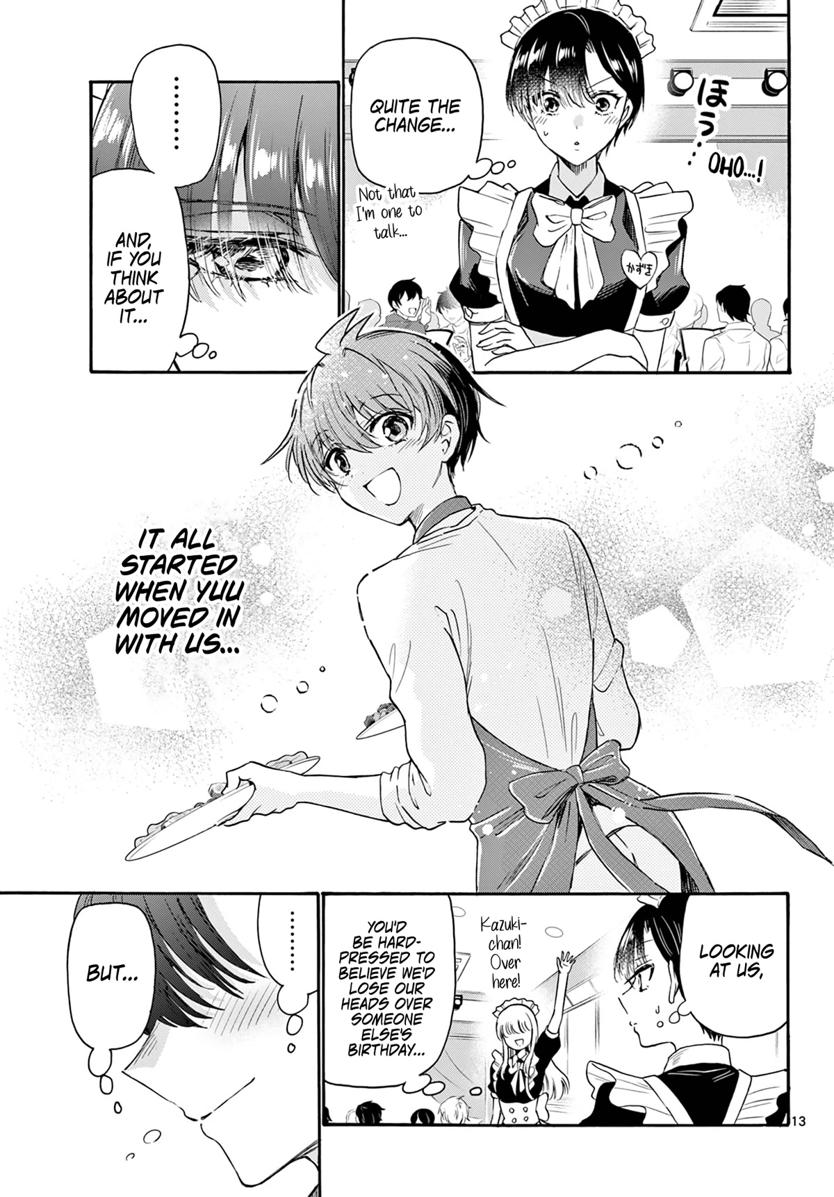 Mikadono Sanshimai wa Angai, Choroi chapter 64 page 13