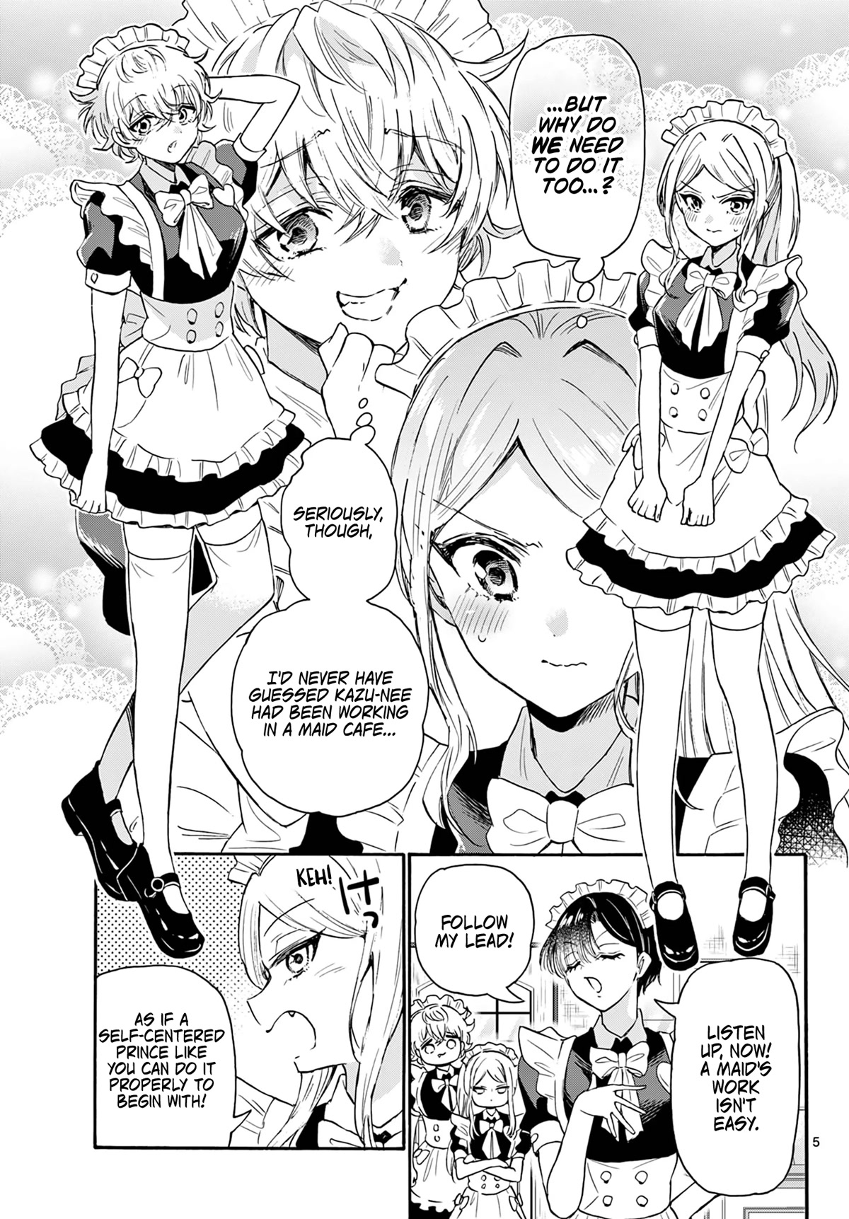 Mikadono Sanshimai wa Angai, Choroi chapter 64 page 5