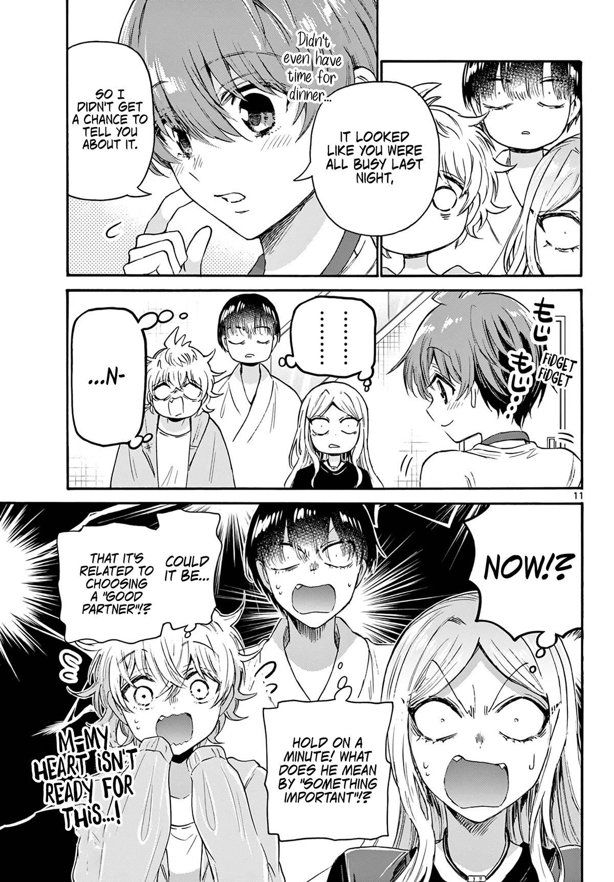 Mikadono Sanshimai wa Angai, Choroi chapter 68 page 11