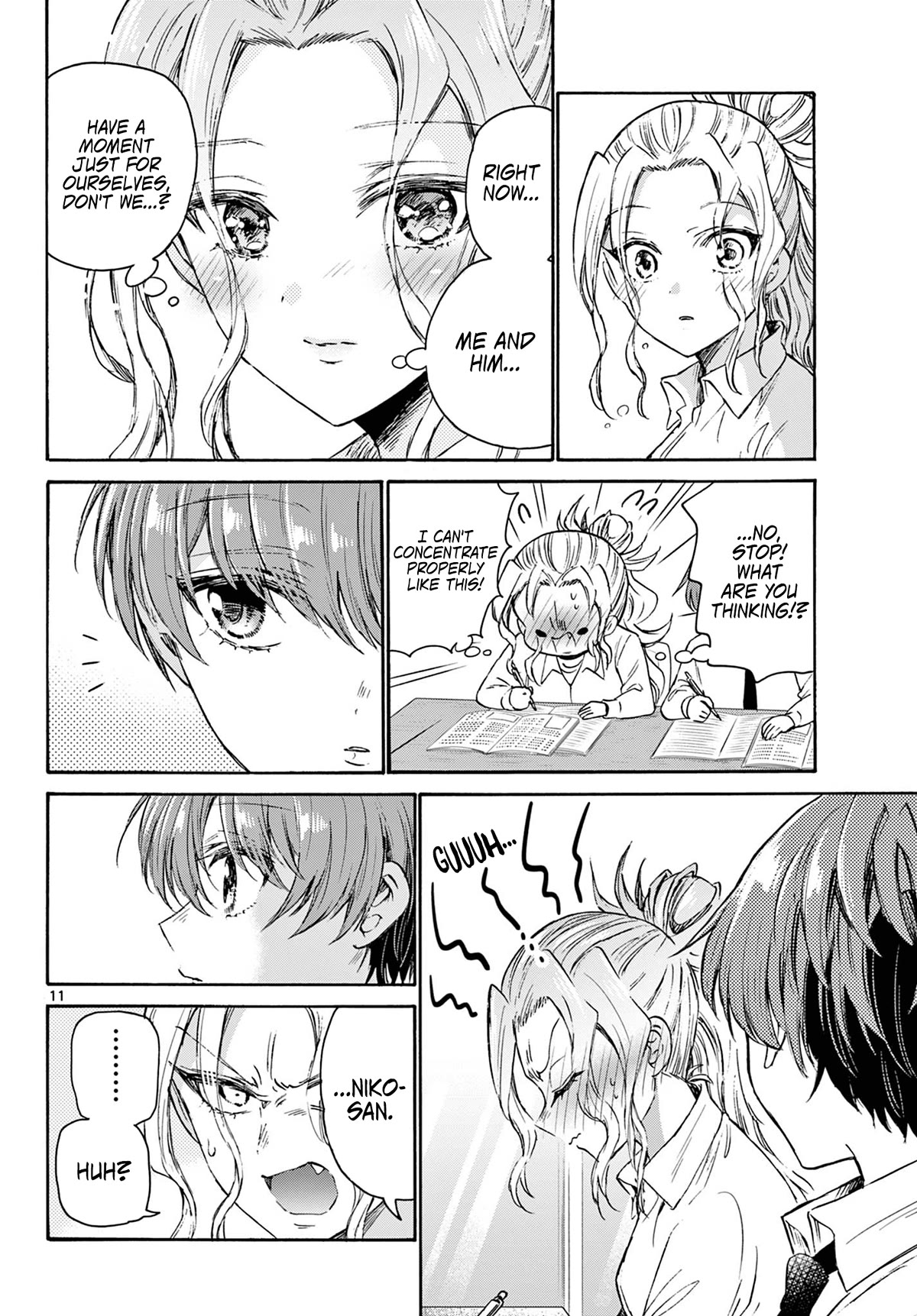 Mikadono Sanshimai wa Angai, Choroi chapter 69 page 11