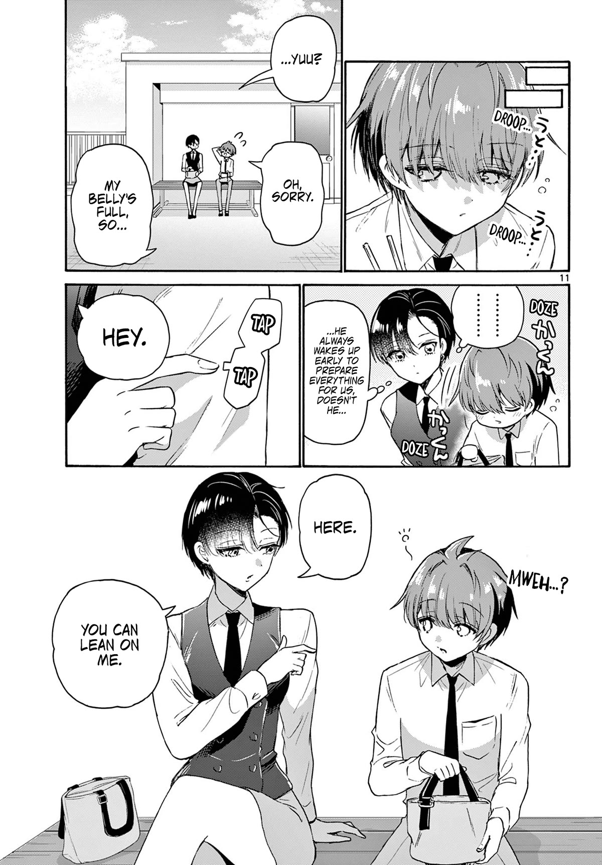 Mikadono Sanshimai wa Angai, Choroi chapter 70 page 11