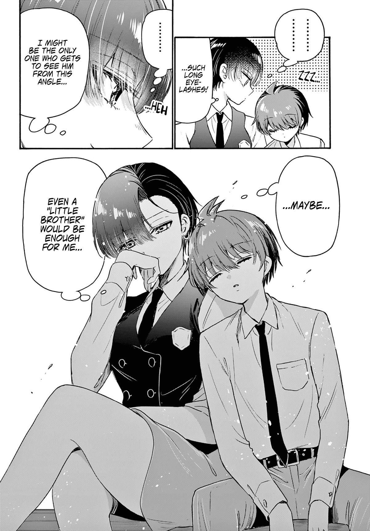 Mikadono Sanshimai wa Angai, Choroi chapter 70 page 14