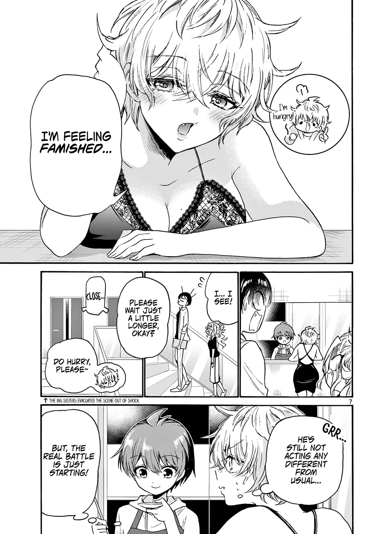 Mikadono Sanshimai wa Angai, Choroi chapter 71 page 7