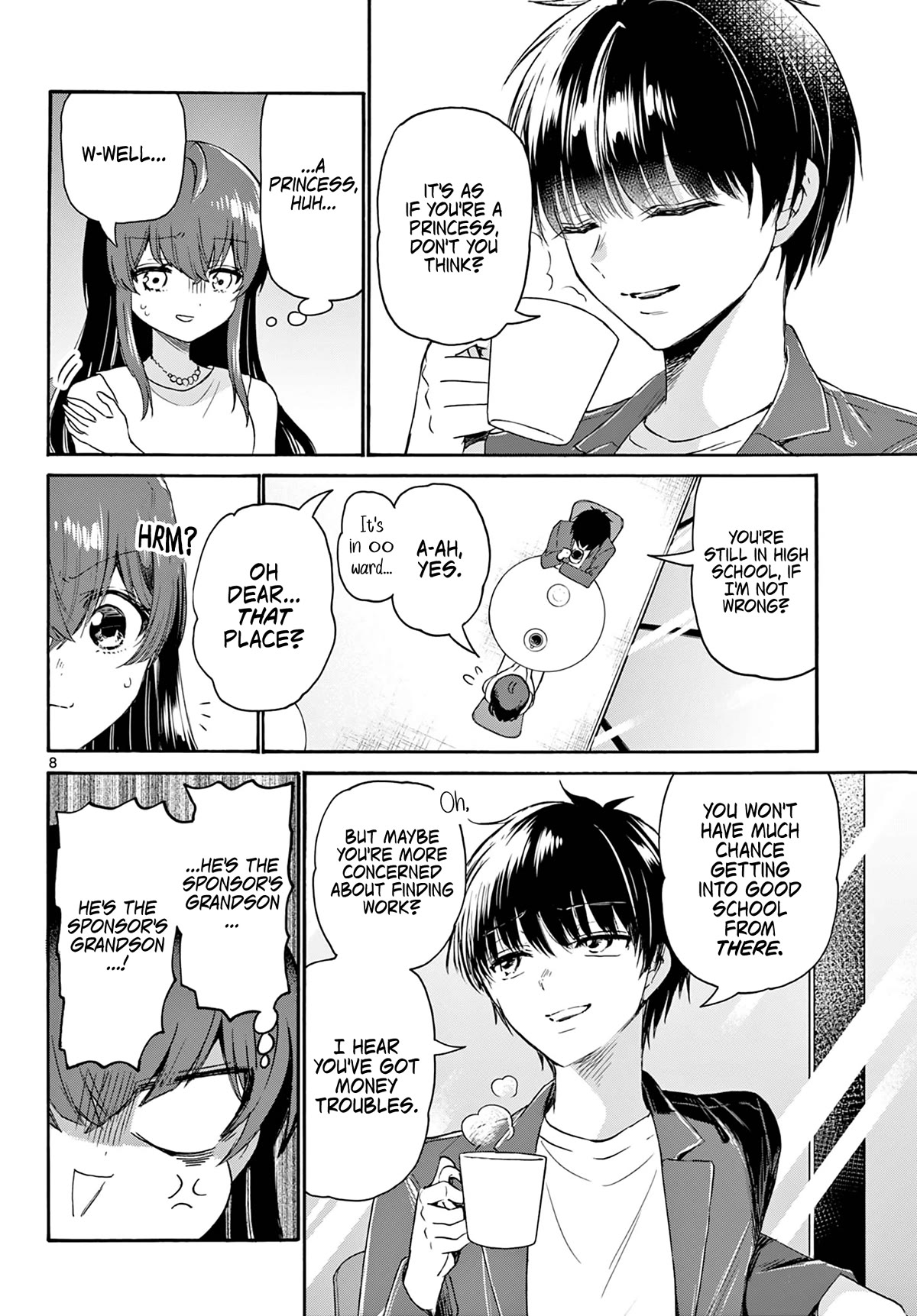 Mikadono Sanshimai wa Angai, Choroi chapter 72 page 8