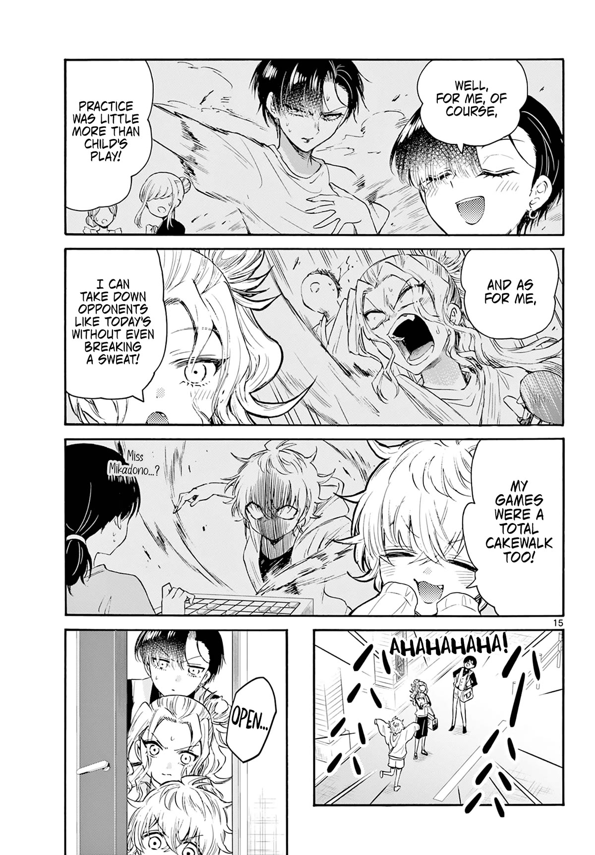 Mikadono Sanshimai wa Angai, Choroi chapter 73 page 15