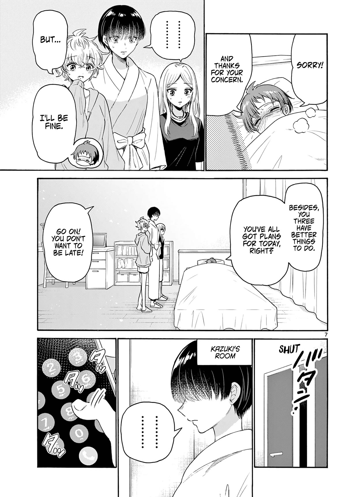 Mikadono Sanshimai wa Angai, Choroi chapter 73 page 7