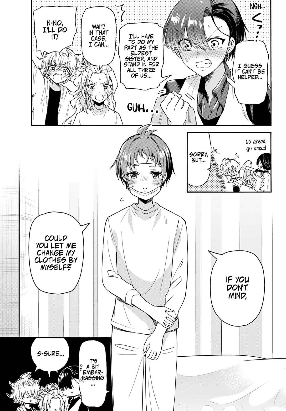 Mikadono Sanshimai wa Angai, Choroi chapter 74 page 9