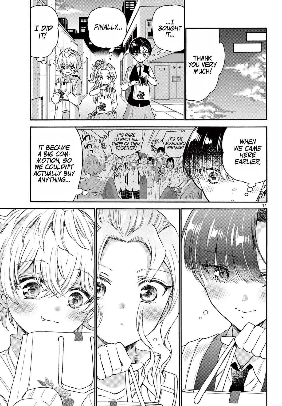 Mikadono Sanshimai wa Angai, Choroi chapter 77 page 11