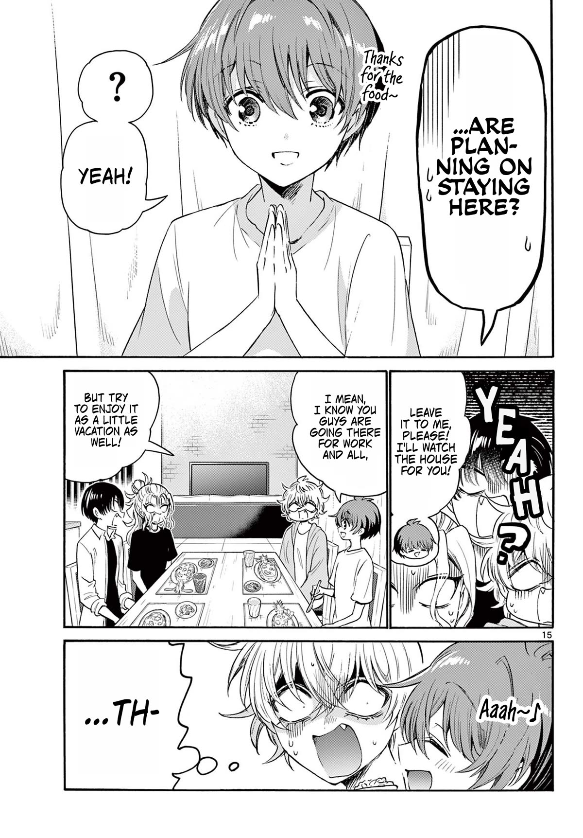 Mikadono Sanshimai wa Angai, Choroi chapter 77 page 15