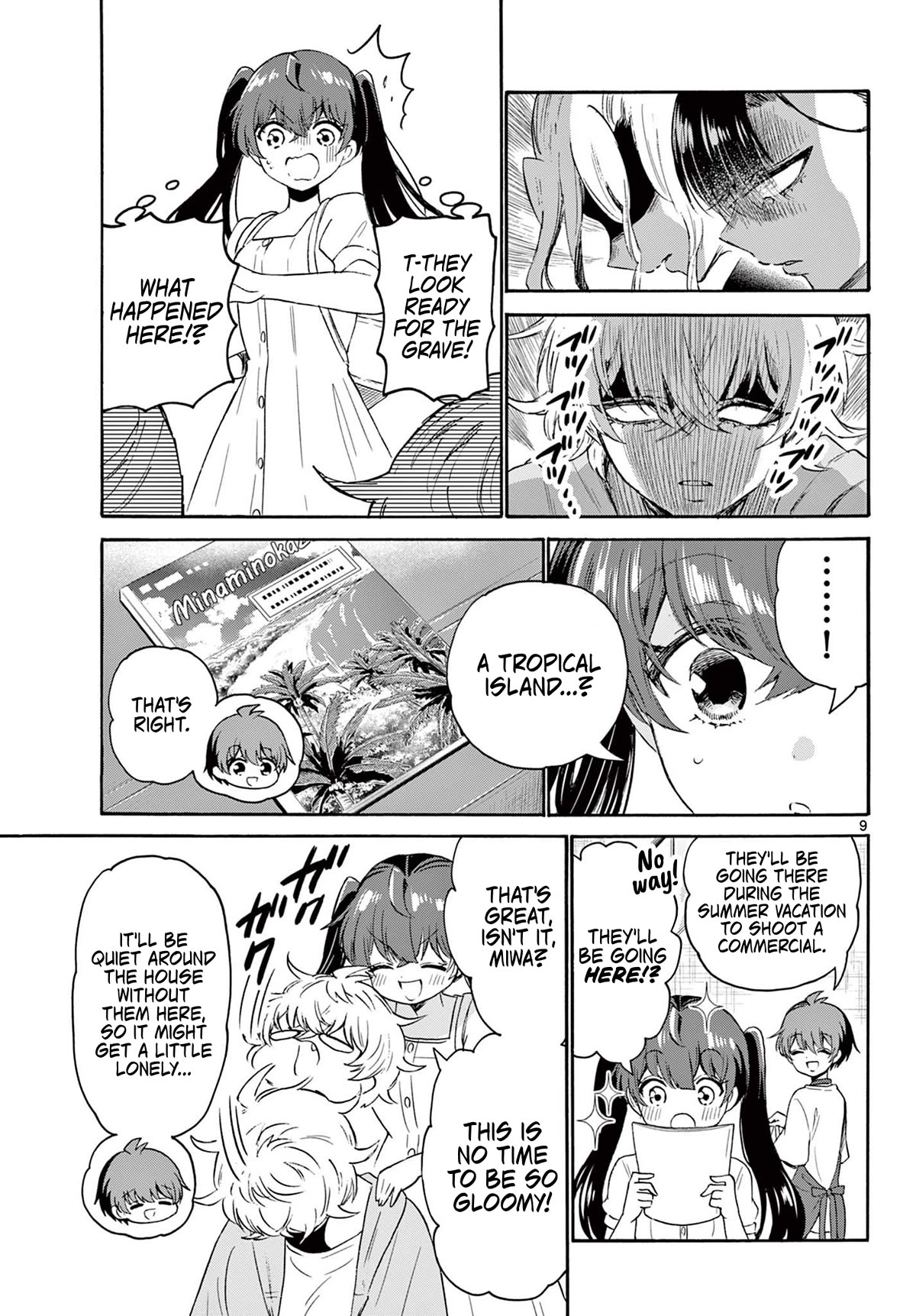 Mikadono Sanshimai wa Angai, Choroi chapter 78 page 9