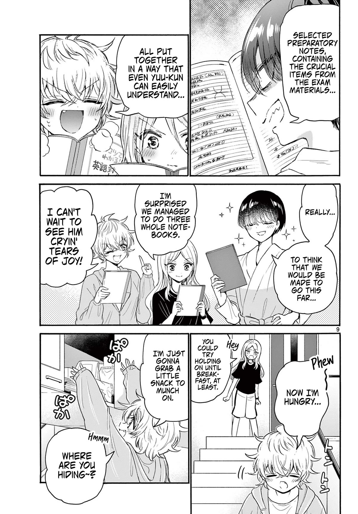 Mikadono Sanshimai wa Angai, Choroi chapter 79 page 9