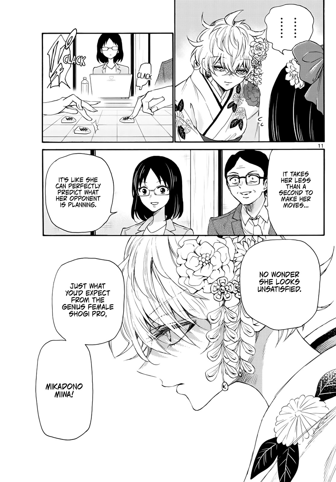 Mikadono Sanshimai wa Angai, Choroi chapter 8 page 11