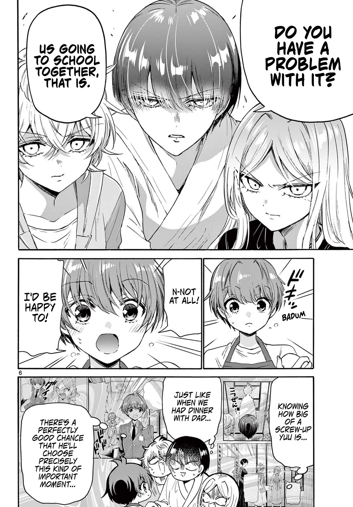 Mikadono Sanshimai wa Angai, Choroi chapter 80 page 6