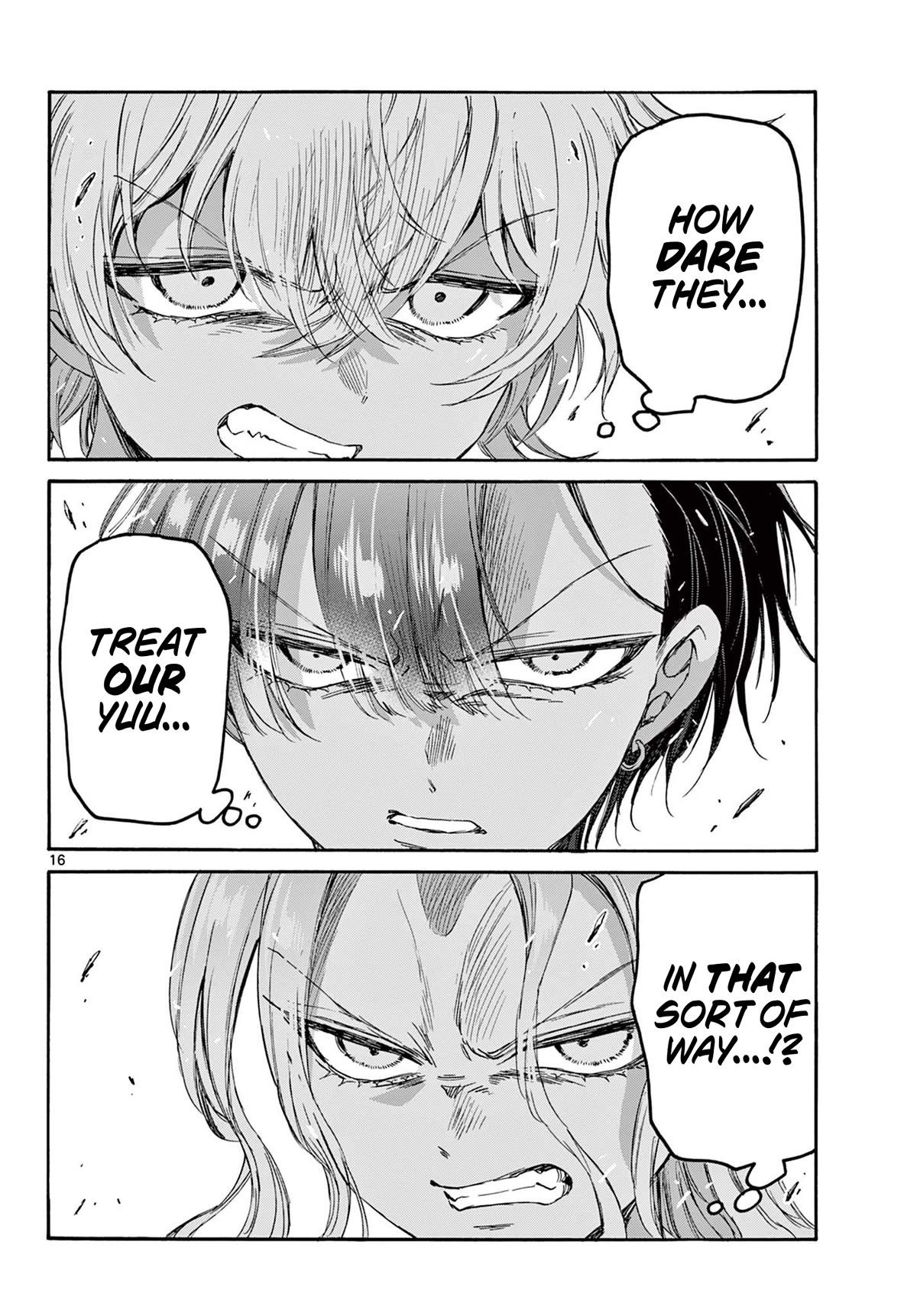 Mikadono Sanshimai wa Angai, Choroi chapter 82 page 16