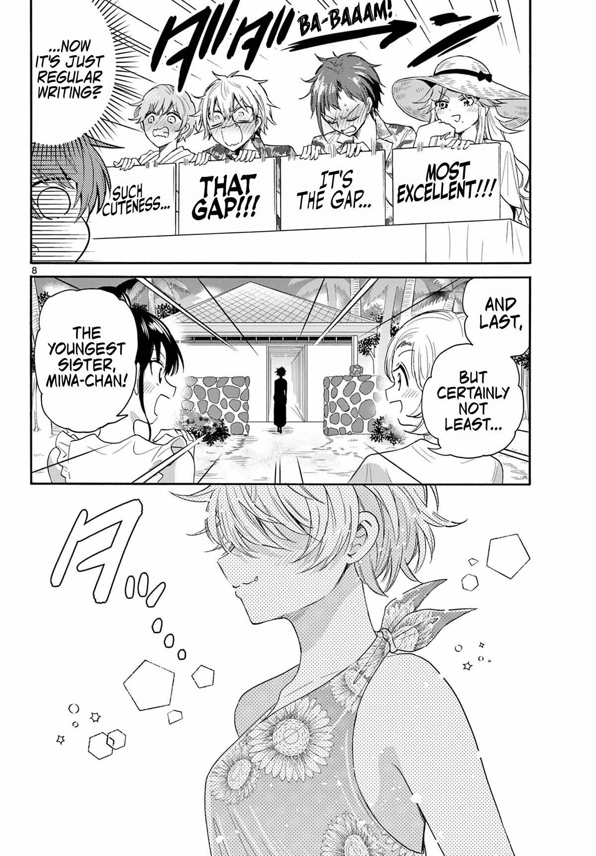 Mikadono Sanshimai wa Angai, Choroi chapter 91 page 8