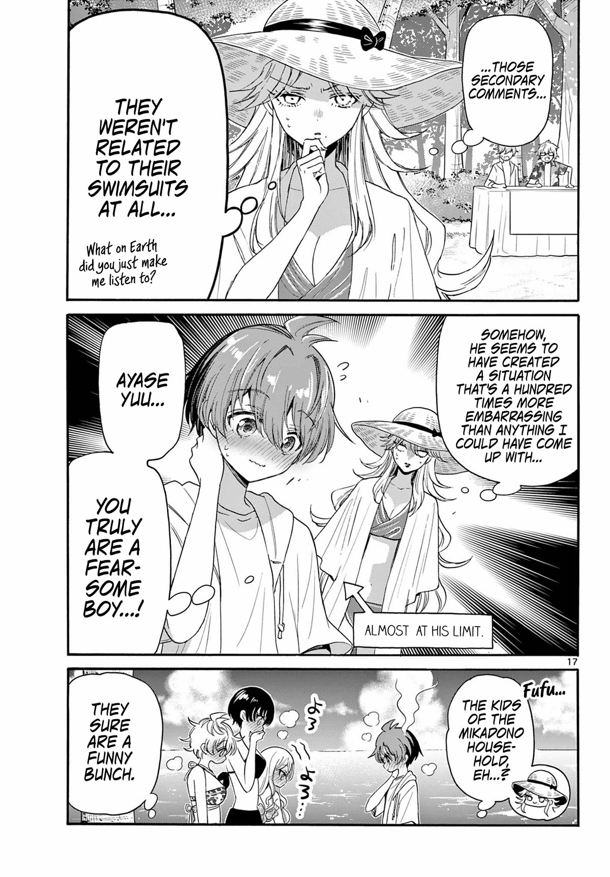 Mikadono Sanshimai wa Angai, Choroi chapter 92 page 17