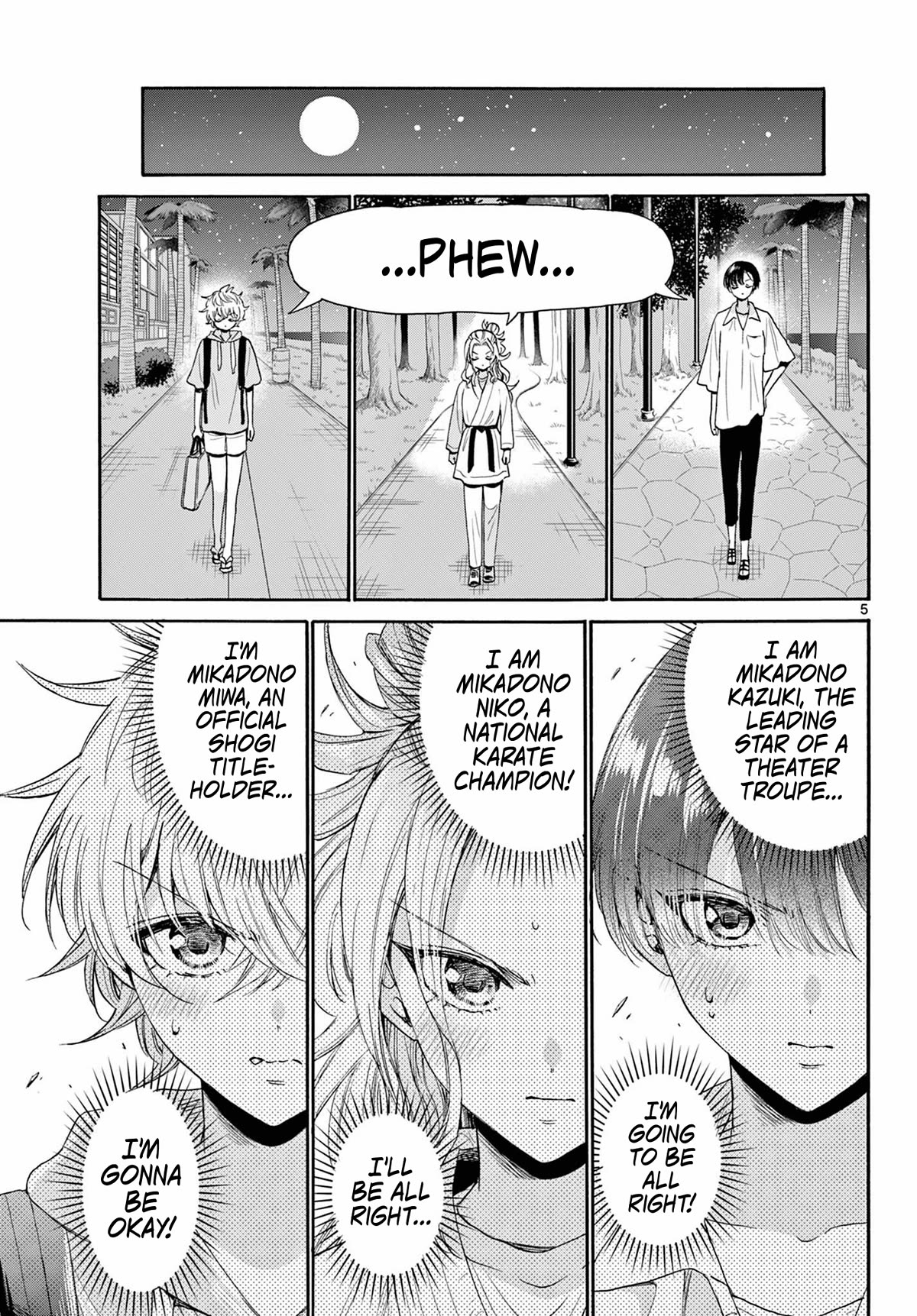 Mikadono Sanshimai wa Angai, Choroi chapter 97 page 5