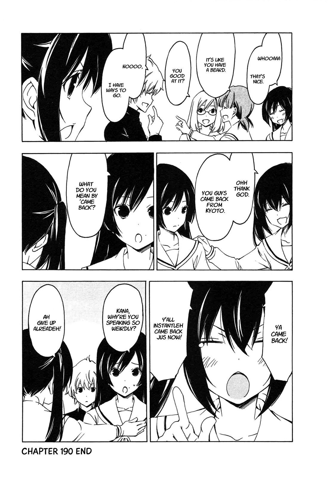 Minami-ke chapter 190 page 8