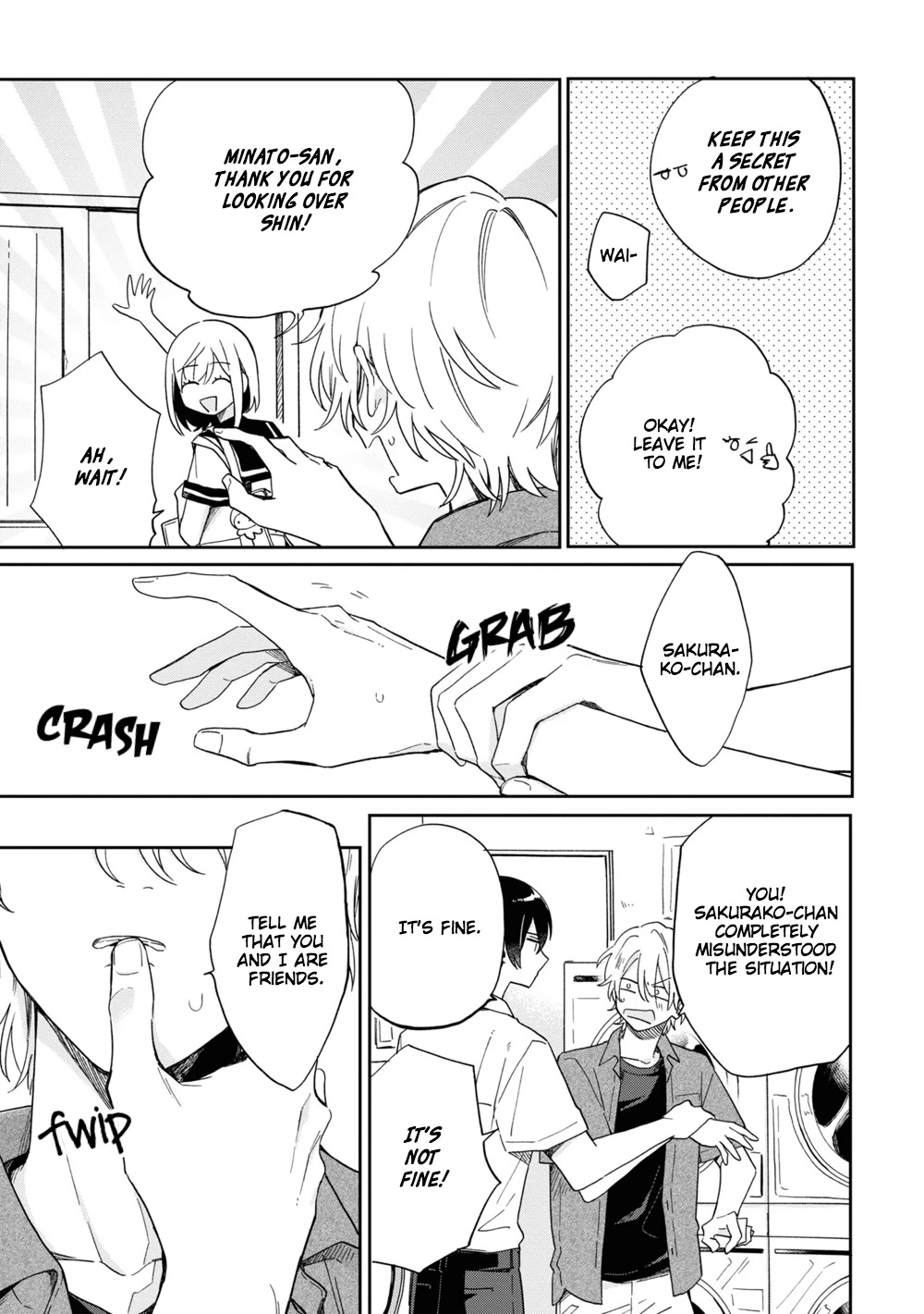 Minato Shouji Coin Laundry chapter 3 page 21