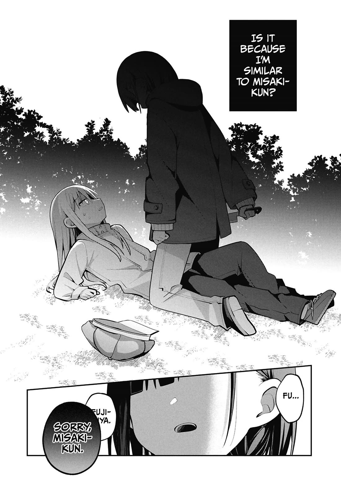 Misaki-kun is Unobtainable chapter 46 page 2