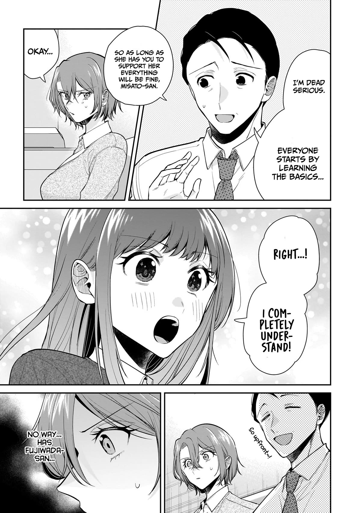 Misato-san is a Bit Cold Towards Her Boss Who Pampers chapter 10 page 9