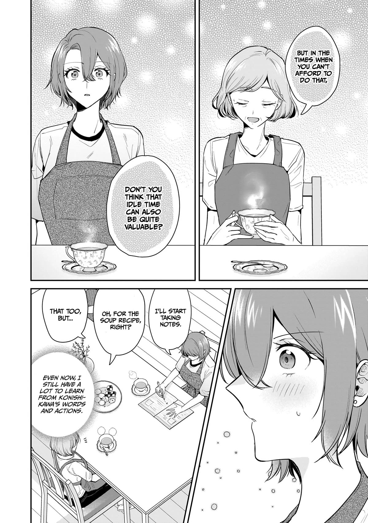 Misato-san is a Bit Cold Towards Her Boss Who Pampers chapter 11 page 10