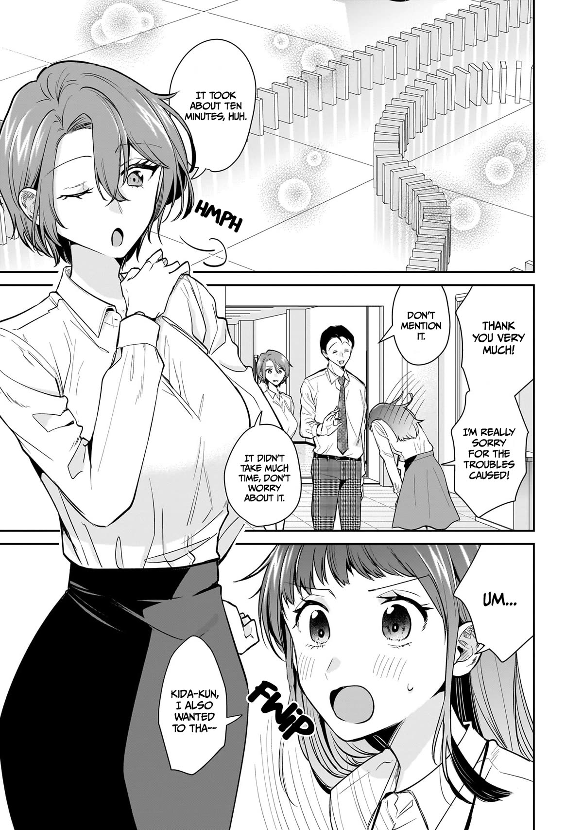 Misato-san is a Bit Cold Towards Her Boss Who Pampers chapter 12 page 15