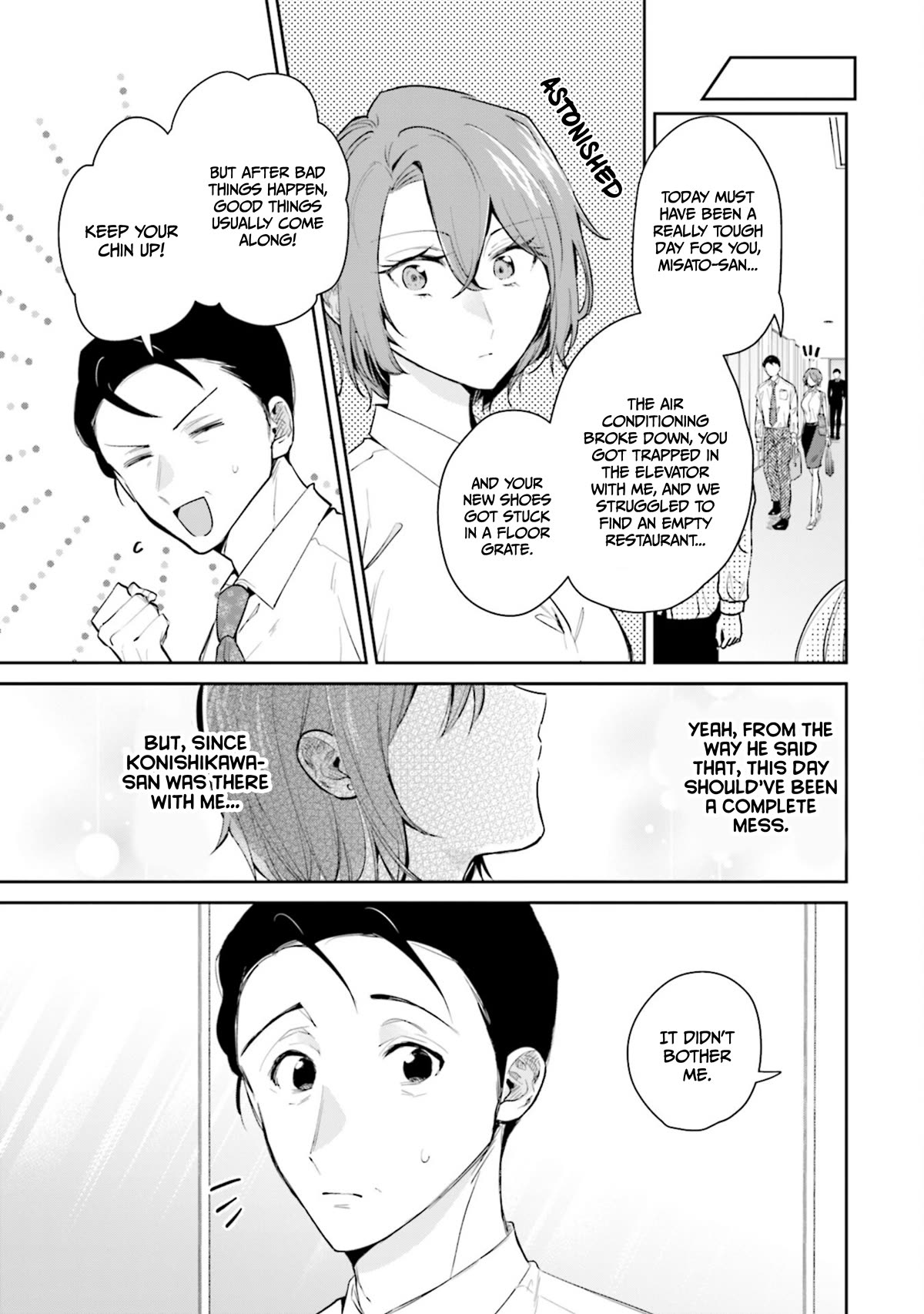 Misato-san is a Bit Cold Towards Her Boss Who Pampers chapter 13 page 19